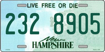 NH license plate 2328905