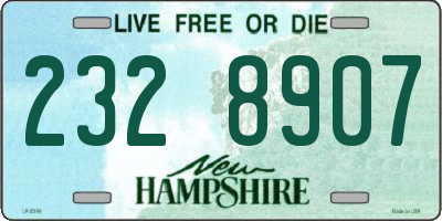 NH license plate 2328907
