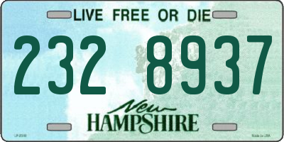 NH license plate 2328937