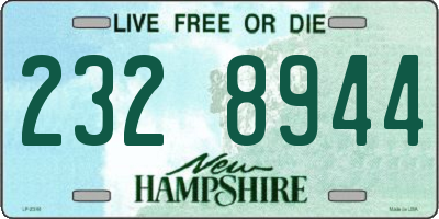 NH license plate 2328944
