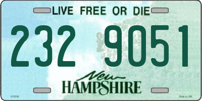 NH license plate 2329051