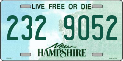 NH license plate 2329052