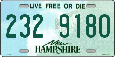 NH license plate 2329180