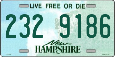 NH license plate 2329186