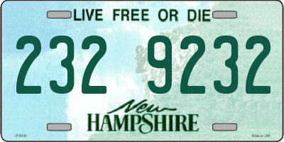 NH license plate 2329232