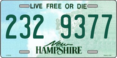 NH license plate 2329377