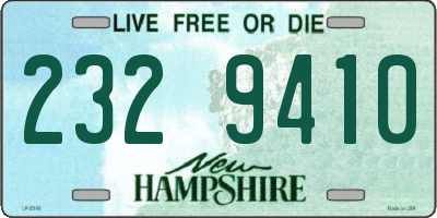 NH license plate 2329410