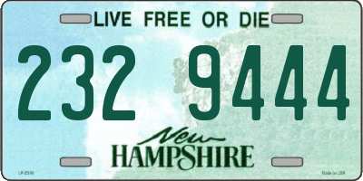 NH license plate 2329444