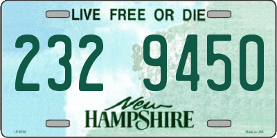 NH license plate 2329450