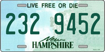 NH license plate 2329452