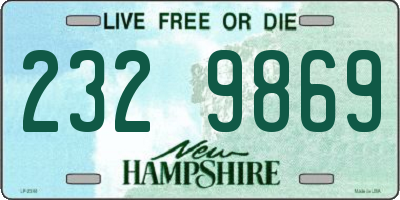 NH license plate 2329869