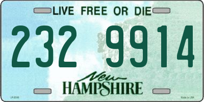 NH license plate 2329914