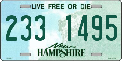 NH license plate 2331495