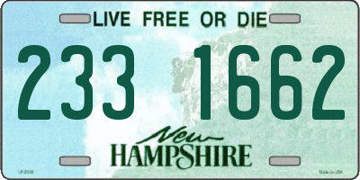 NH license plate 2331662