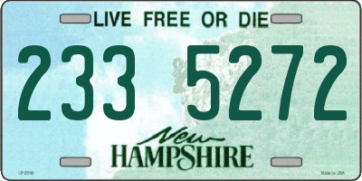 NH license plate 2335272