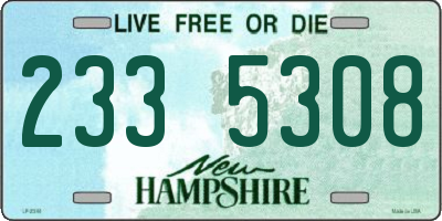 NH license plate 2335308