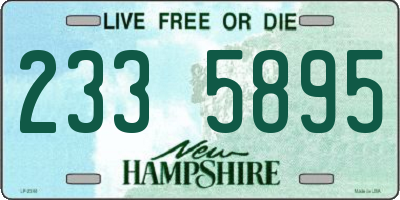 NH license plate 2335895