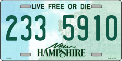 NH license plate 2335910
