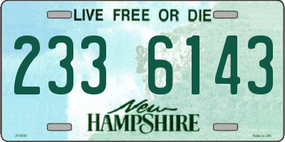 NH license plate 2336143