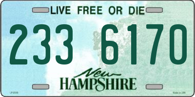 NH license plate 2336170
