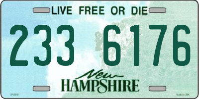 NH license plate 2336176