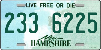 NH license plate 2336225