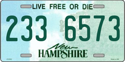 NH license plate 2336573