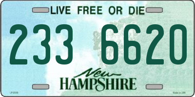 NH license plate 2336620