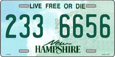 NH license plate 2336656