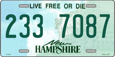 NH license plate 2337087