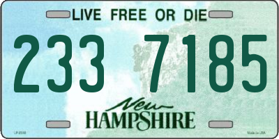 NH license plate 2337185