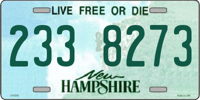 NH license plate 2338273