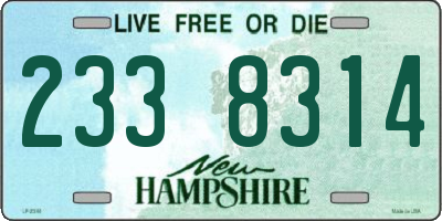 NH license plate 2338314