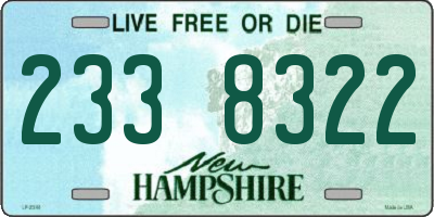 NH license plate 2338322
