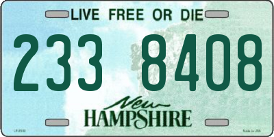 NH license plate 2338408
