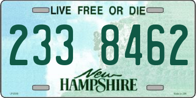 NH license plate 2338462