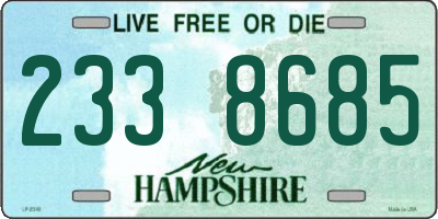 NH license plate 2338685
