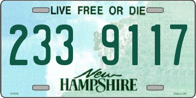 NH license plate 2339117