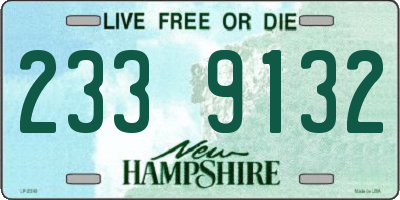 NH license plate 2339132