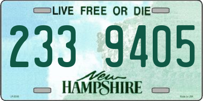 NH license plate 2339405
