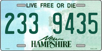 NH license plate 2339435