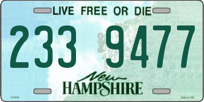 NH license plate 2339477