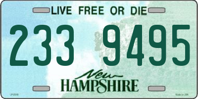 NH license plate 2339495