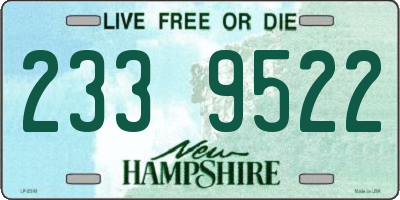 NH license plate 2339522