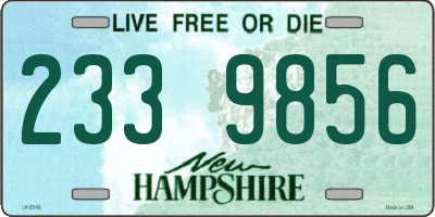 NH license plate 2339856
