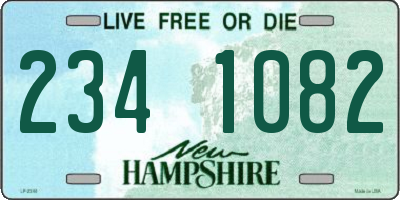 NH license plate 2341082