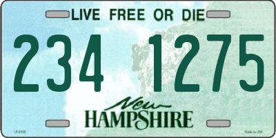 NH license plate 2341275