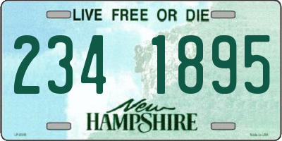 NH license plate 2341895