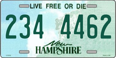 NH license plate 2344462