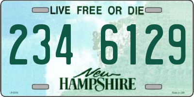 NH license plate 2346129